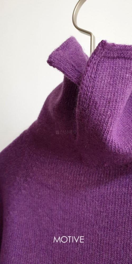 MOTIVE - Korean Children Fashion - #Kfashion4kids - Whole Gament Balren Slit Turtleneck - 8