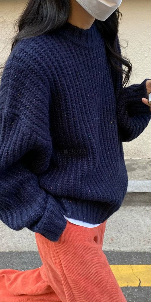 MSTORY - Korean Children Fashion - #Kfashion4kids - Nef Round Knit Tee