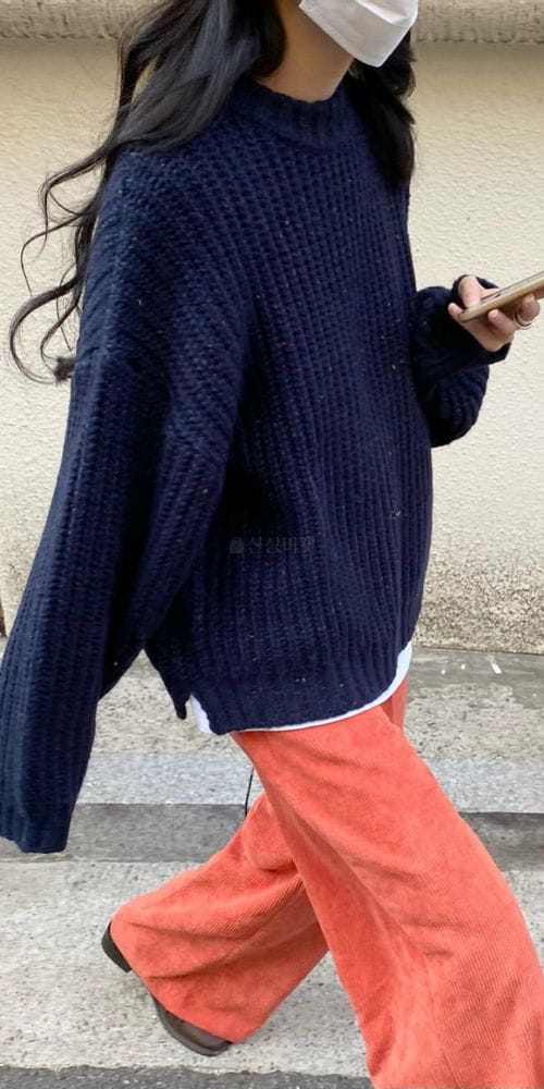 MSTORY - Korean Children Fashion - #Kfashion4kids - Nef Round Knit Tee - 3