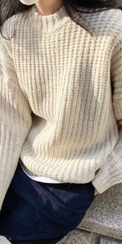 MSTORY - Korean Children Fashion - #Kfashion4kids - Nef Round Knit Tee - 8