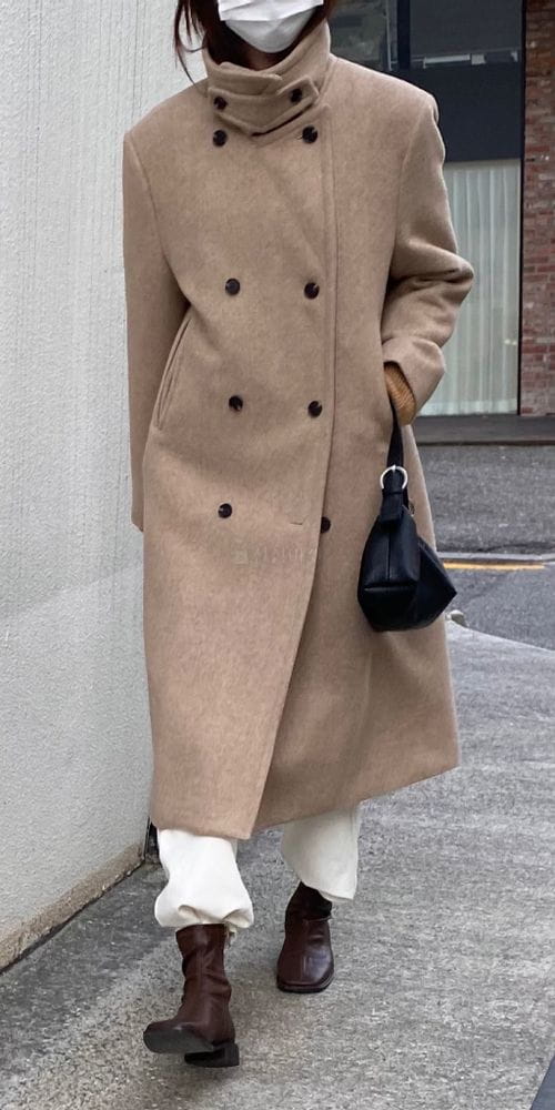 MSTORY - Korean Children Fashion - #Kfashion4kids - Herringbone Coat - 2