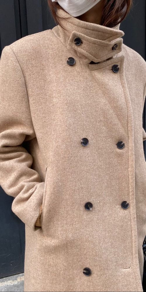 MSTORY - Korean Children Fashion - #Kfashion4kids - Herringbone Coat - 3