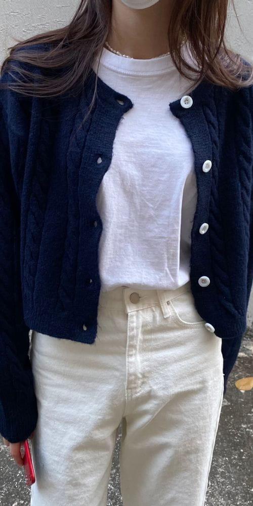 MSTORY - Korean Children Fashion - #Kfashion4kids - Reversible Twist Cardigan - 7