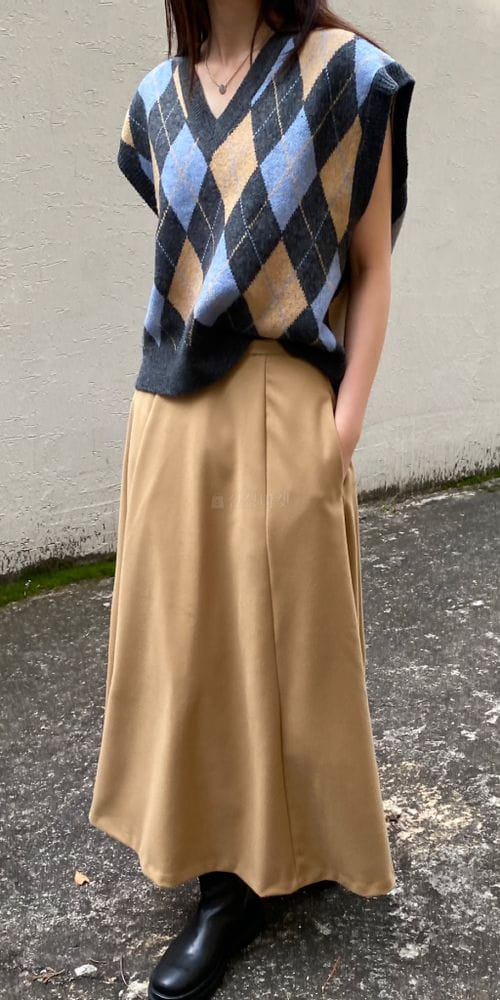 MSTORY - Korean Children Fashion - #Kfashion4kids - Argyle Vest - 3