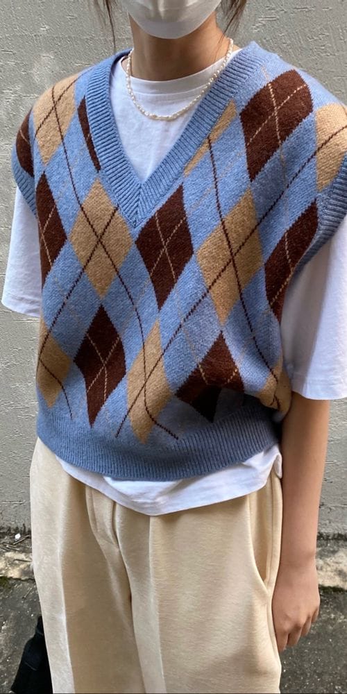 MSTORY - Korean Children Fashion - #Kfashion4kids - Argyle Vest - 7