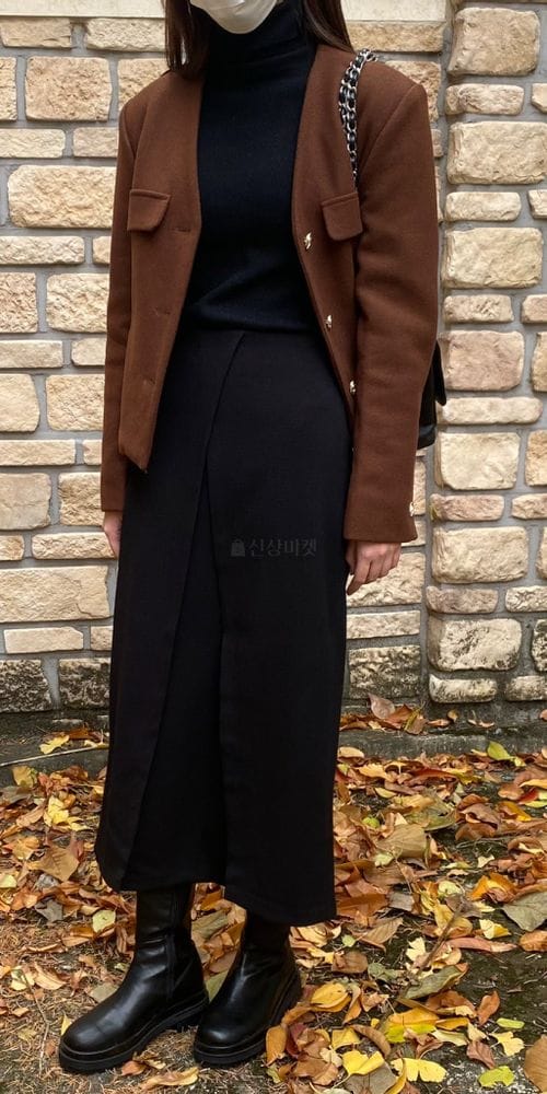 MSTORY - Korean Children Fashion - #Kfashion4kids - Double Wrap Skirt - 3