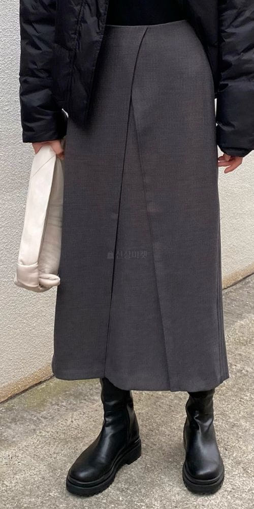 MSTORY - Korean Children Fashion - #Kfashion4kids - Double Wrap Skirt - 6