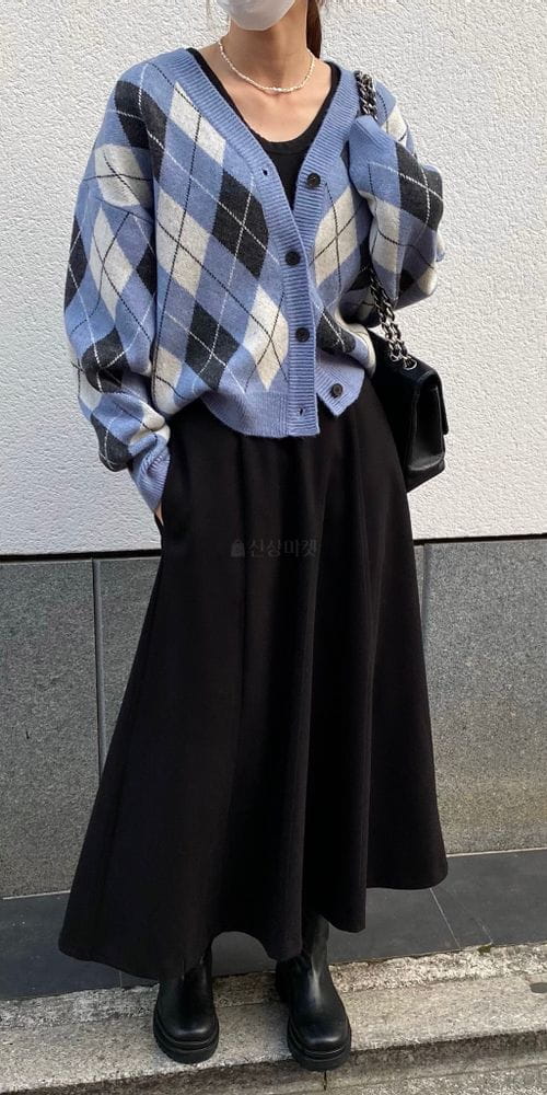 MSTORY - Korean Children Fashion - #Kfashion4kids - Argyle Cardigan - 3