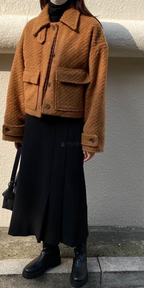 MSTORY - Korean Children Fashion - #Kfashion4kids - Bbogle Crop Coat - 6