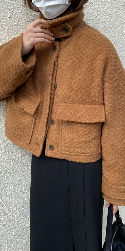 MSTORY - Korean Children Fashion - #Kfashion4kids - Bbogle Crop Coat - 7