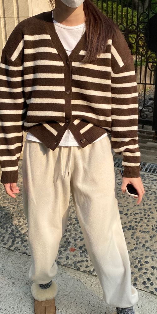 MSTORY - Korean Children Fashion - #Kfashion4kids - Stripes Cardigan - 4