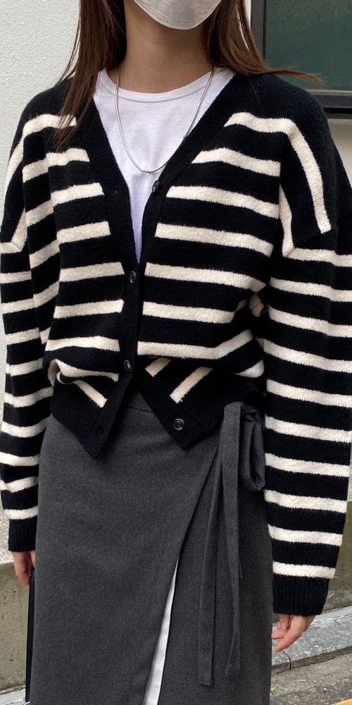 MSTORY - Korean Children Fashion - #Kfashion4kids - Stripes Cardigan - 5
