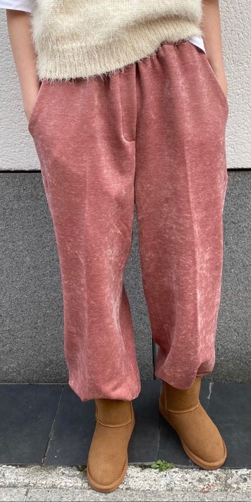 MSTORY - Korean Children Fashion - #Kfashion4kids - Velvet Pants