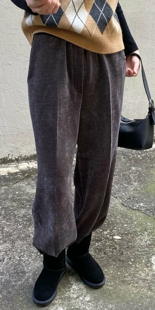 MSTORY - Korean Children Fashion - #Kfashion4kids - Velvet Pants - 12