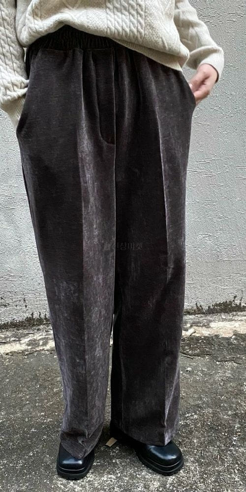 MSTORY - Korean Children Fashion - #Kfashion4kids - Velvet Pants - 6