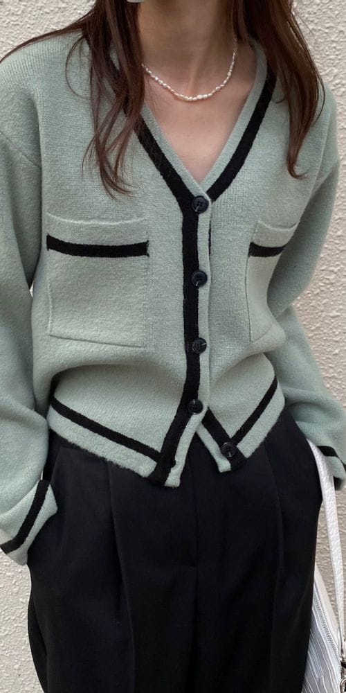 MSTORY - Korean Children Fashion - #Kfashion4kids - Combi Cardigan - 2