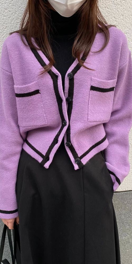 MSTORY - Korean Children Fashion - #Kfashion4kids - Combi Cardigan - 5