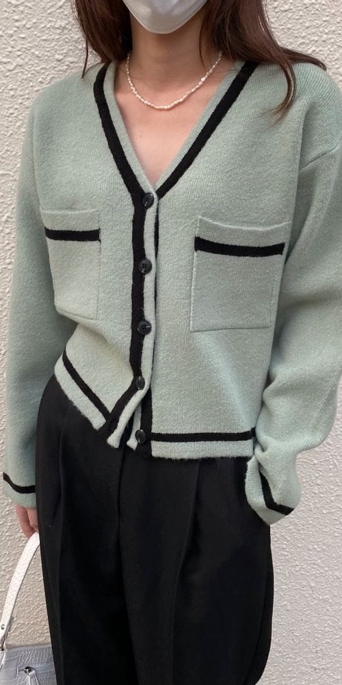 MSTORY - Korean Children Fashion - #Kfashion4kids - Combi Cardigan - 8