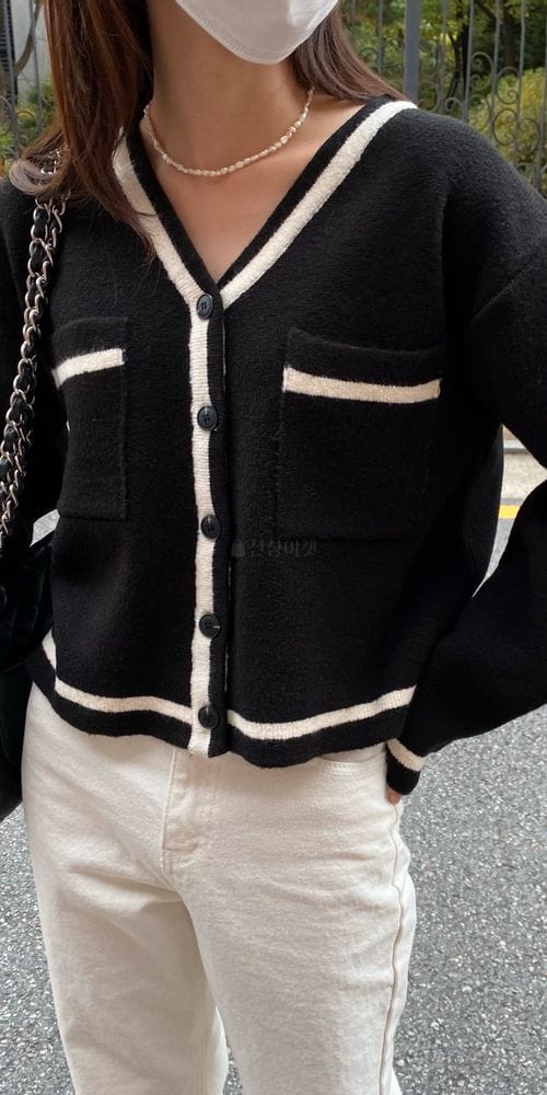 MSTORY - Korean Children Fashion - #Kfashion4kids - Combi Cardigan - 9