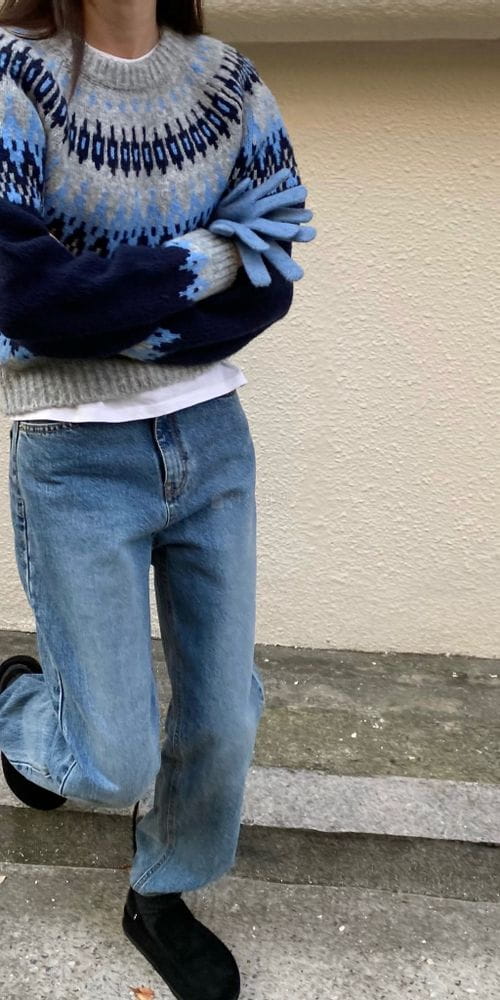 MSTORY - Korean Children Fashion - #Kfashion4kids - Circle Round Knit Tee - 2