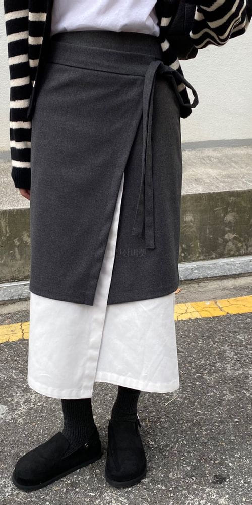 MSTORY - Korean Children Fashion - #Kfashion4kids - Layered Skirt