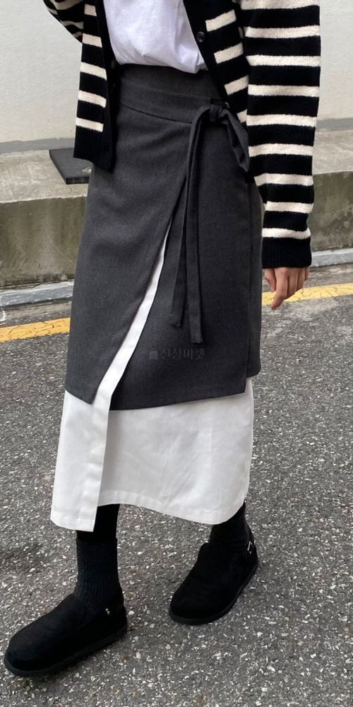 MSTORY - Korean Children Fashion - #Kfashion4kids - Layered Skirt - 2