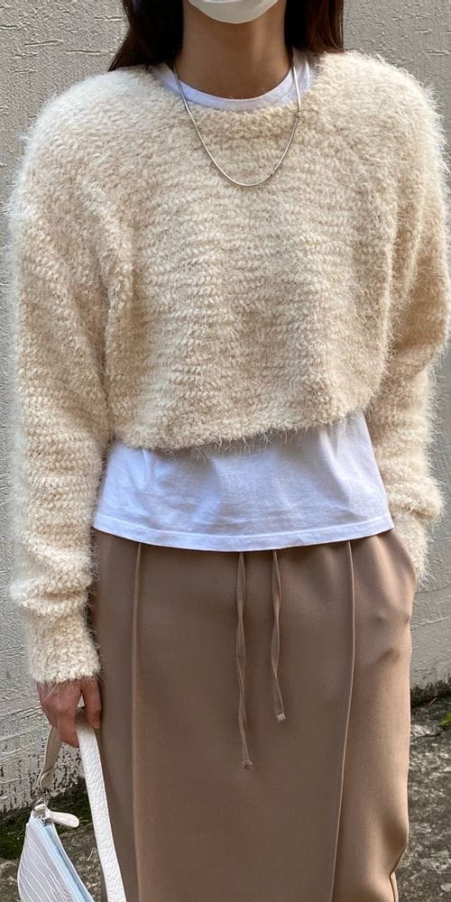 MSTORY - Korean Children Fashion - #Kfashion4kids - Reversible Crop Cardigan