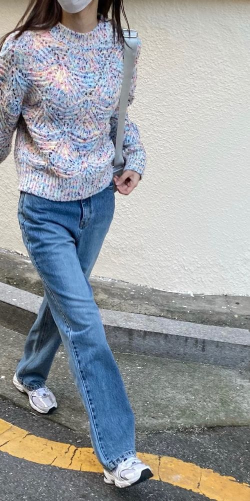 MSTORY - Korean Children Fashion - #Kfashion4kids - Rain Ska Round Knit Tee - 3