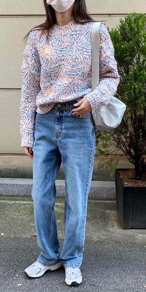 MSTORY - Korean Children Fashion - #Kfashion4kids - Rain Ska Round Knit Tee - 4