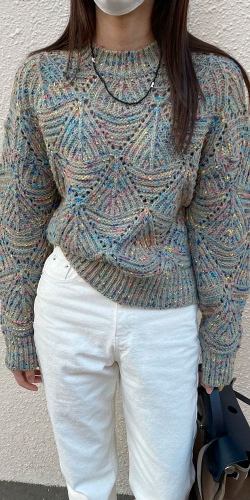 MSTORY - Korean Children Fashion - #Kfashion4kids - Rain Ska Round Knit Tee - 8