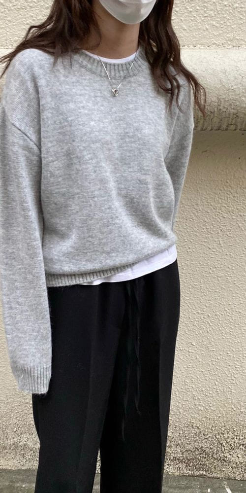 MSTORY - Korean Children Fashion - #Kfashion4kids - Angora Knit Tee