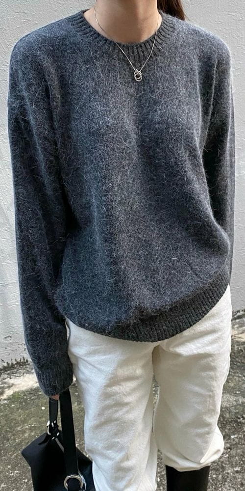 MSTORY - Korean Children Fashion - #Kfashion4kids - Angora Knit Tee - 10