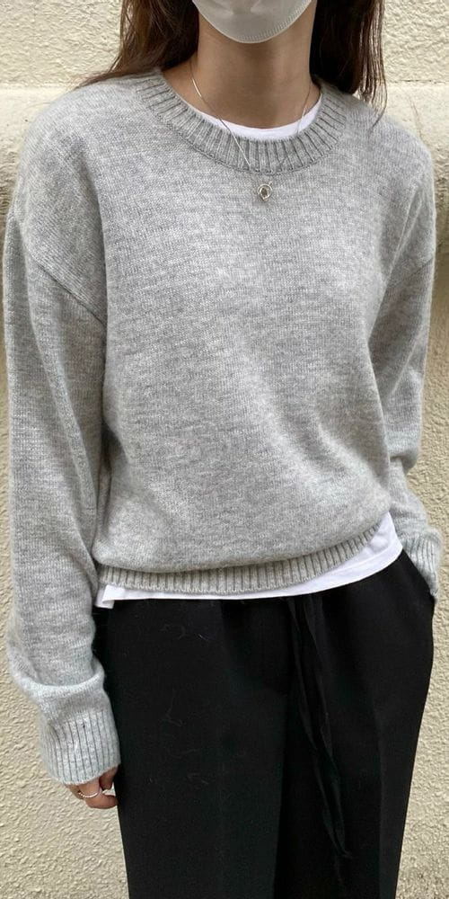 MSTORY - Korean Children Fashion - #Kfashion4kids - Angora Knit Tee - 12