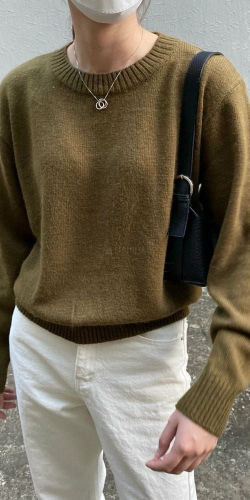 MSTORY - Korean Children Fashion - #Kfashion4kids - Angora Knit Tee - 6