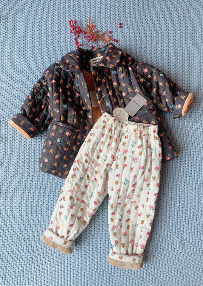 MUMUNBABA - Korean Children Fashion - #Kfashion4kids - Bear Padding Pants - 2
