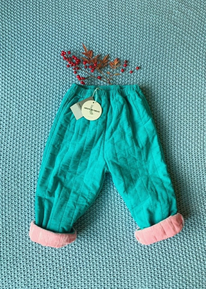MUMUNBABA - Korean Children Fashion - #Kfashion4kids - Rib Padding Pants
