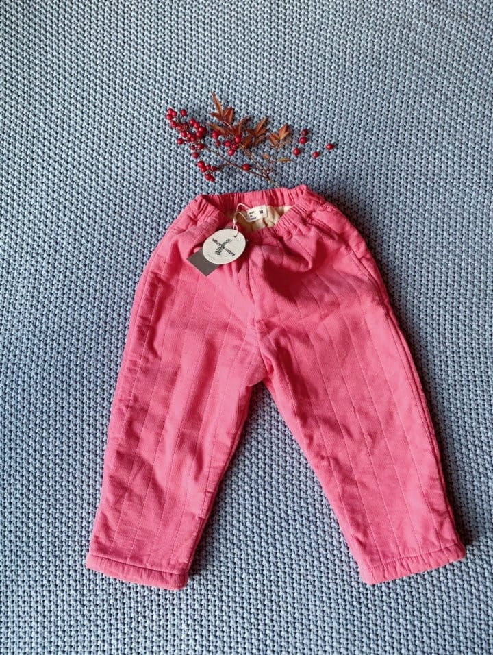 MUMUNBABA - Korean Children Fashion - #Kfashion4kids - Rib Padding Pants - 6