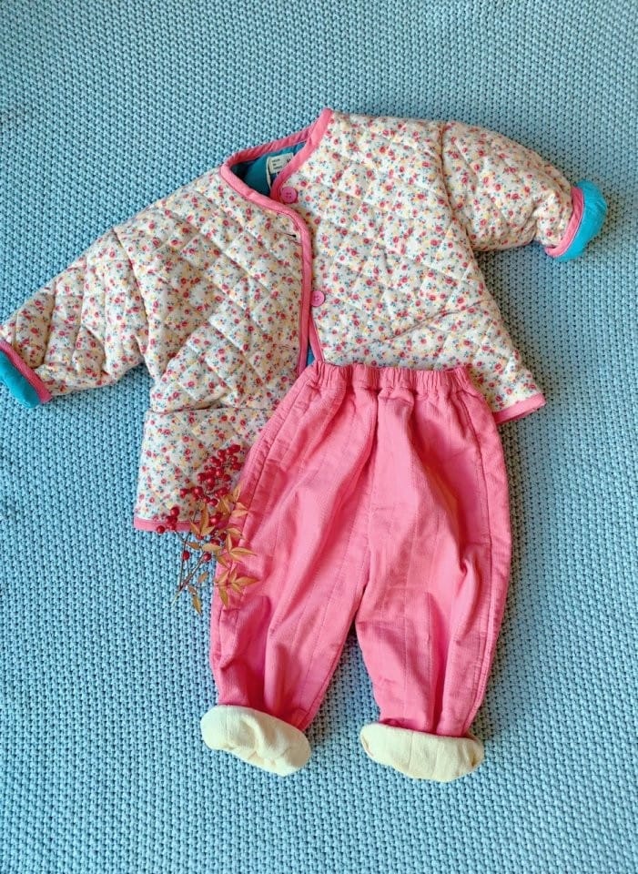 MUMUNBABA - Korean Children Fashion - #Kfashion4kids - Rib Padding Pants - 8