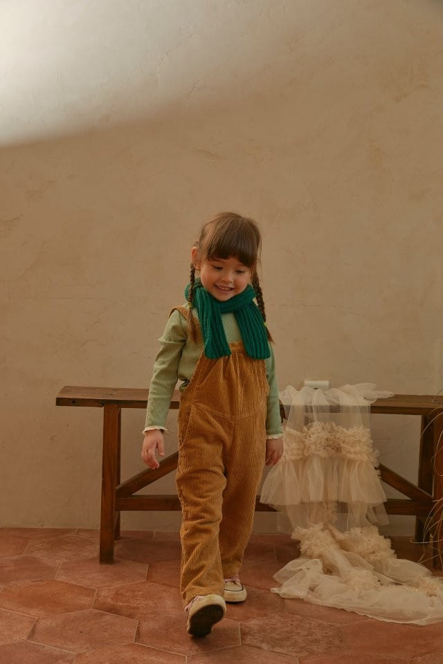MUMUNBABA - Korean Children Fashion - #Kfashion4kids - Rib Dungarees - 3