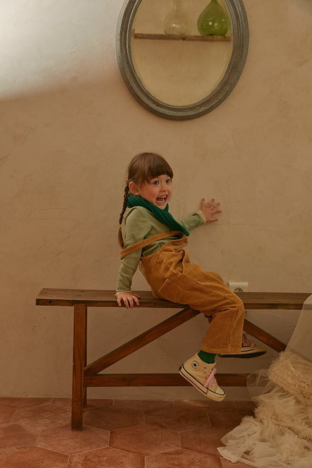 MUMUNBABA - Korean Children Fashion - #Kfashion4kids - Rib Dungarees - 5