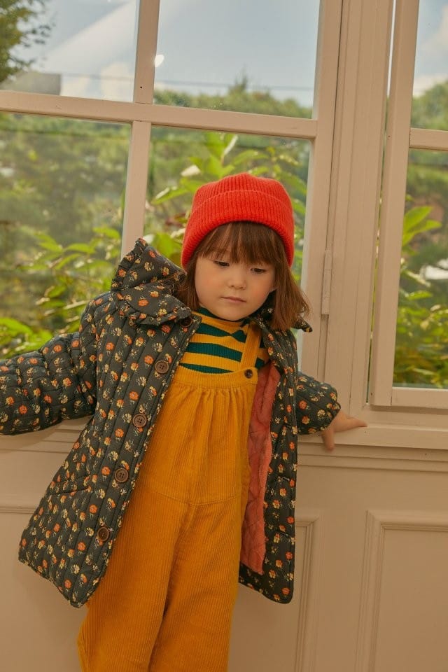 MUMUNBABA - Korean Children Fashion - #Kfashion4kids - Rib Dungarees - 8