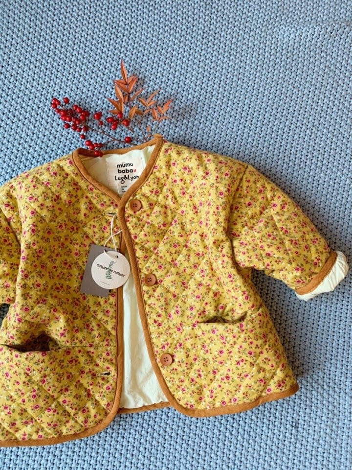 MUMUNBABA - Korean Children Fashion - #Kfashion4kids - Cherry Blossoms Padding Jumper - 10