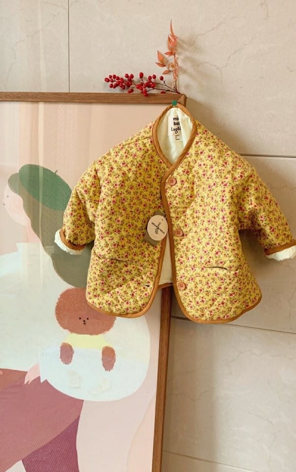 MUMUNBABA - Korean Children Fashion - #Kfashion4kids - Cherry Blossoms Padding Jumper - 11