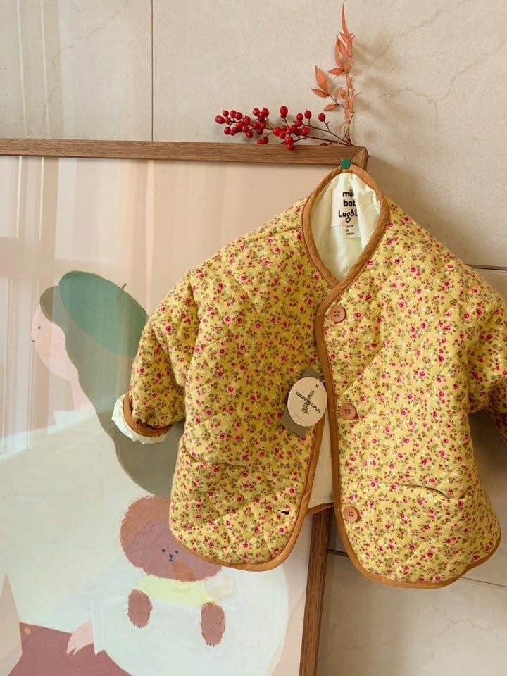 MUMUNBABA - Korean Children Fashion - #Kfashion4kids - Cherry Blossoms Padding Jumper - 12