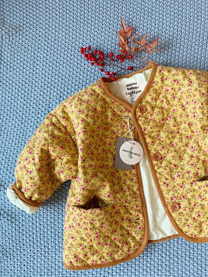MUMUNBABA - Korean Children Fashion - #Kfashion4kids - Cherry Blossoms Padding Jumper - 9