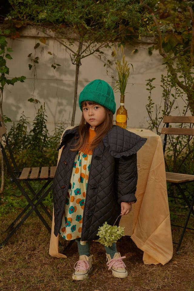 MUMUNBABA - Korean Children Fashion - #Kfashion4kids - Quilting Collar Jumper - 3