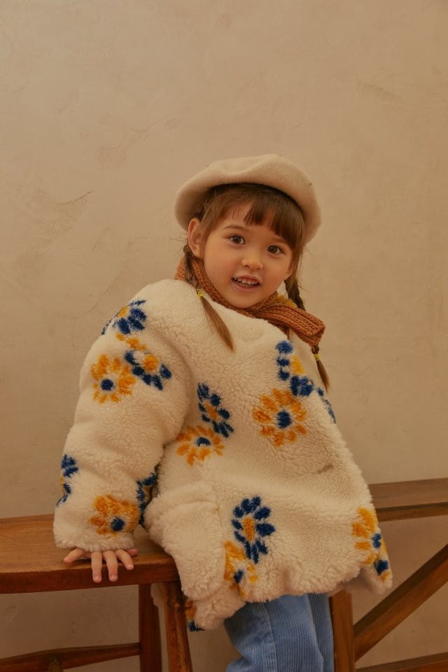 MUMUNBABA - Korean Children Fashion - #Kfashion4kids - Flower Bbogle Jumper