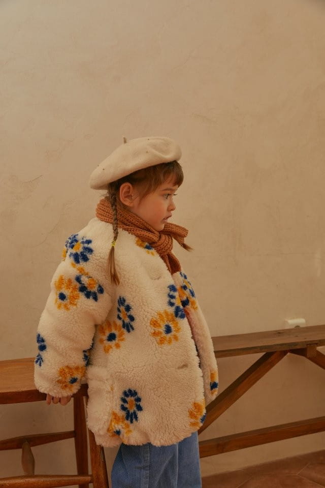 MUMUNBABA - Korean Children Fashion - #Kfashion4kids - Flower Bbogle Jumper - 2
