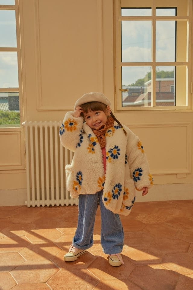 MUMUNBABA - Korean Children Fashion - #Kfashion4kids - Flower Bbogle Jumper - 4