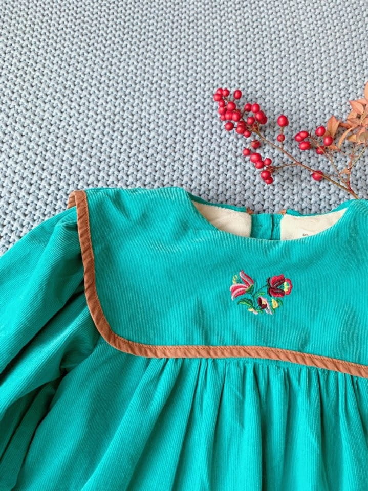 MUMUNBABA - Korean Children Fashion - #Kfashion4kids - Embroidery Sailor One-piece - 10
